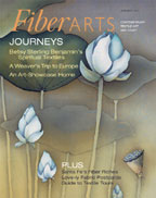 Fiber Arts Magazine Cover